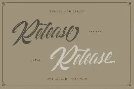 Striped King Vintage Business Font