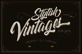 Striped King Vintage Business Font