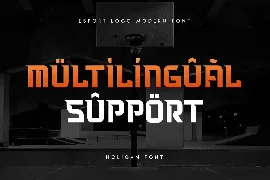 Holigan - Esport Logo Modern Font