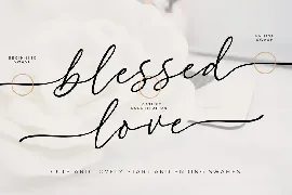 Blessed Love font