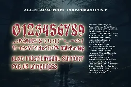 Redwinger font