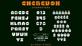 Cherevox font