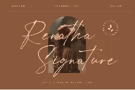 Renatha Signature Font