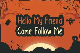 Halloween Horornich - Spooky Font