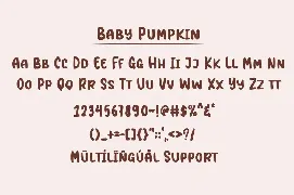 Baby Pumpkin font