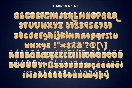 Loving Snow font