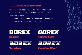 Borex | Athletic Font