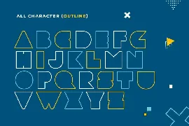 MARCO - Unique Geometric Display Font