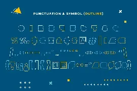 MARCO - Unique Geometric Display Font