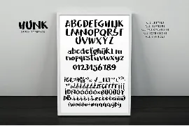 Hunk Brush Typeface font