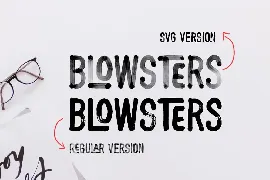 Blowsters font