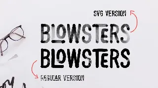 Blowsters font