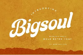 Bigsoul Bold Retro Font