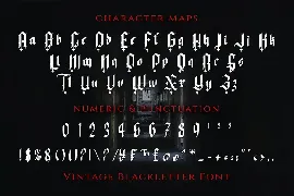 Xavierious Letter - Vintage Blackletter Font