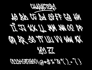 Zero Enigma - Monoline Graffiti Font