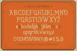 Hullstein font