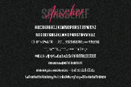 Arusher Brush Font Duo Svg Script Sans Vector Type