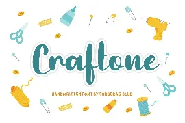 Craftone font