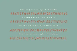 Blessing and struggle font