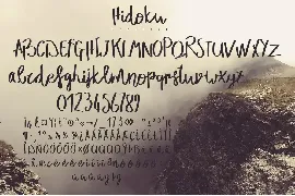 Hidoku Script Typeface font