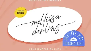 Mellissa Darling font