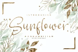 Sunflower font