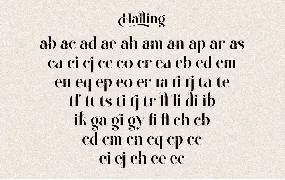 Halling font