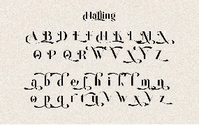 Halling font