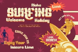 Mabed | Groovy Retro Font