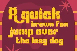 Mabed | Groovy Retro Font