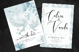 Whitedove Modern Script font