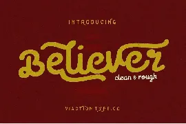 Believer font