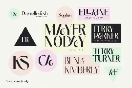 Missy Voya - Modern Font family