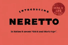 Neretto Sans font