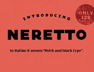 Neretto Sans font