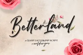 Better Land font