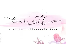 Everything Calligraphy font