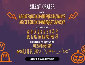 Silent Crater font