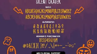 Silent Crater font