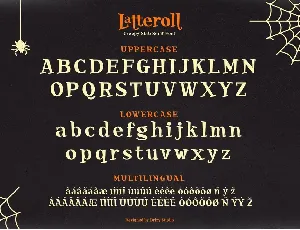 Latteroll font