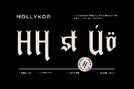 Hollykop - Medieval Font