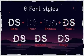 Dark Surfer - vintage font