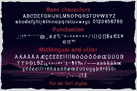 Dark Surfer - vintage font