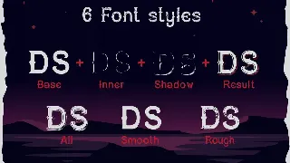 Dark Surfer - vintage font