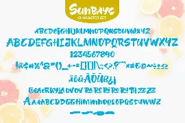 Sunbays | Joyful Display Font