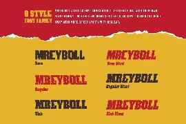 MREYBOLL | Athletic Font