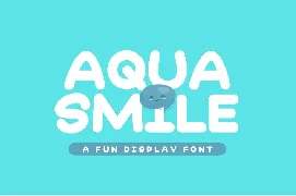 Aqua Smile font