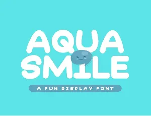 Aqua Smile font