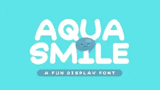 Aqua Smile font