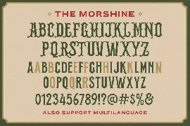 Morshine font